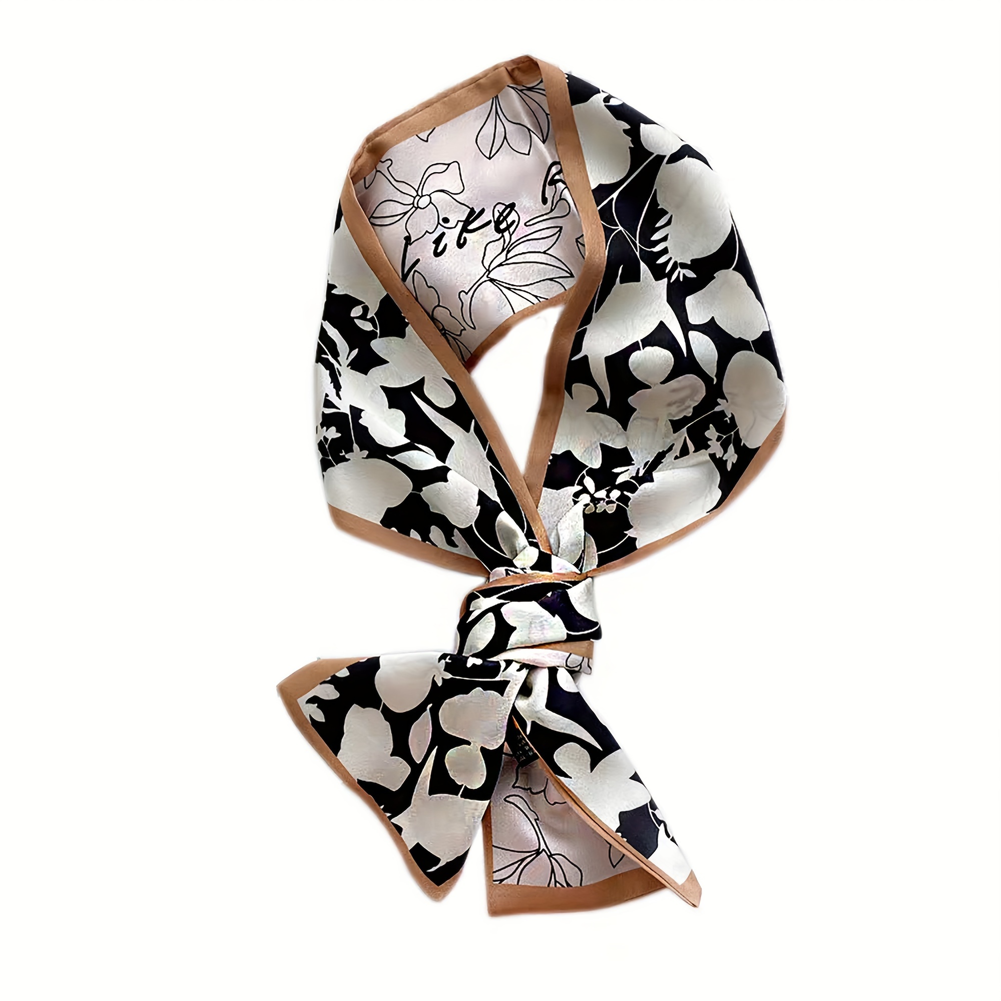 6 Stück Schals Für Handtaschen - Dünne Haaraccessoires Schals Damen 96cm Kunstseide