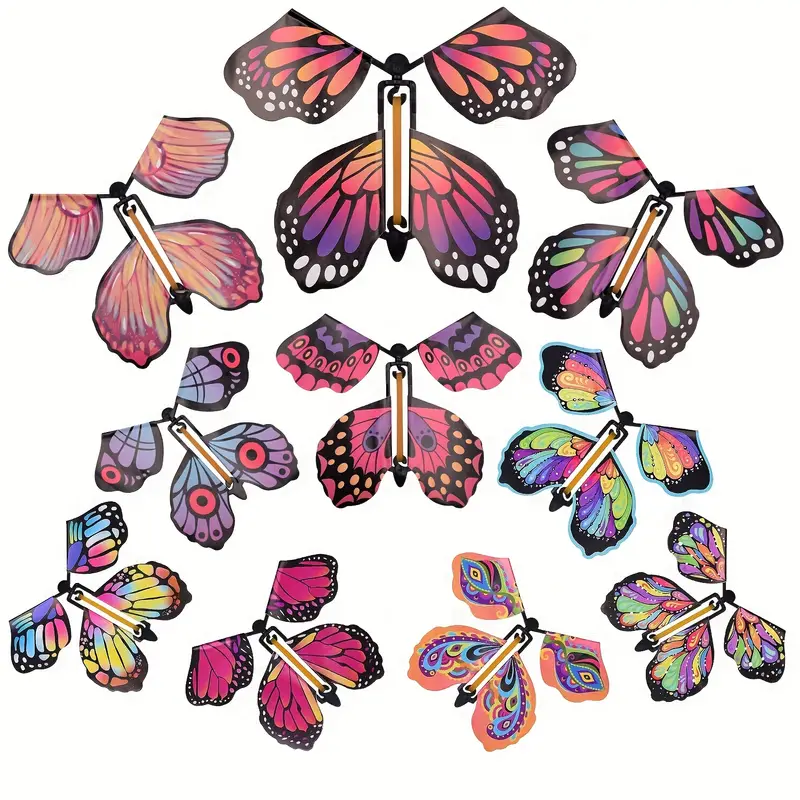 Fliegende Schmetterlinge Magische Schmetterlinge Regenbogen - Temu