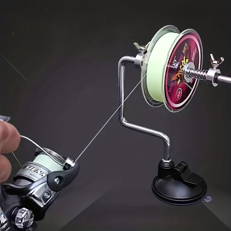 Portable Fishing Line Winder Reel Spool Spooler System Tackle