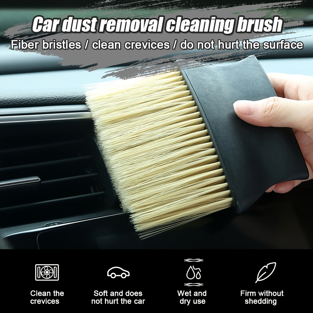 Compact and Practical Car Interior Cleaning Tool for Soft Crevice