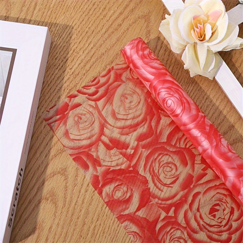 Beautiful Little Fresh Rose Beauty Korean Plain Paper Flower Wrapping Paper  Flower Packaging Materials Flower Shop Packaging, Wrapping Paper, Tissue  Paper, Flower Bouquet Supplies, Gift Wrapping Paper, Flower Wrapping Paper  - Temu