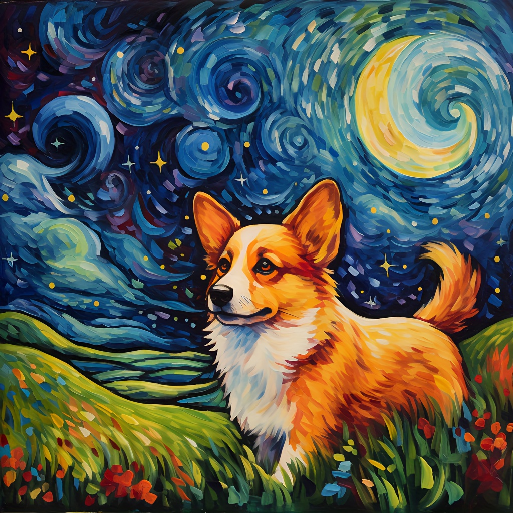 

1pc Large Size 40x40cm/15.7x15.7inch Without Frame Diy 5d Diamond Painting Starry Sky And Dog, Full Rhinestone Painting, Artificial Diamond Art Embroidery Kits, Handmade Home Room Office Wall Decor