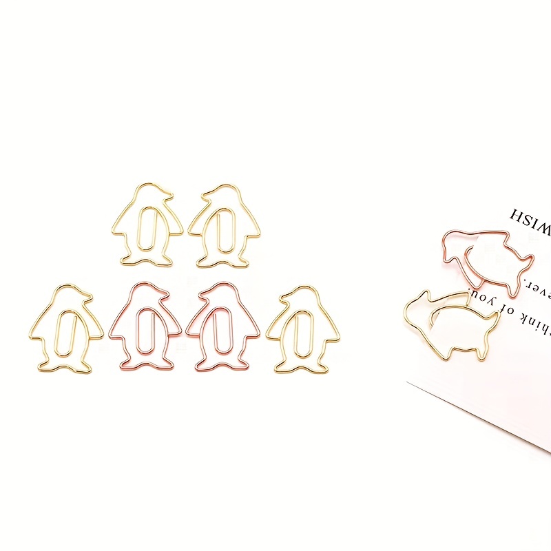 8pcs Small Animal Shape Metal Paper Clip