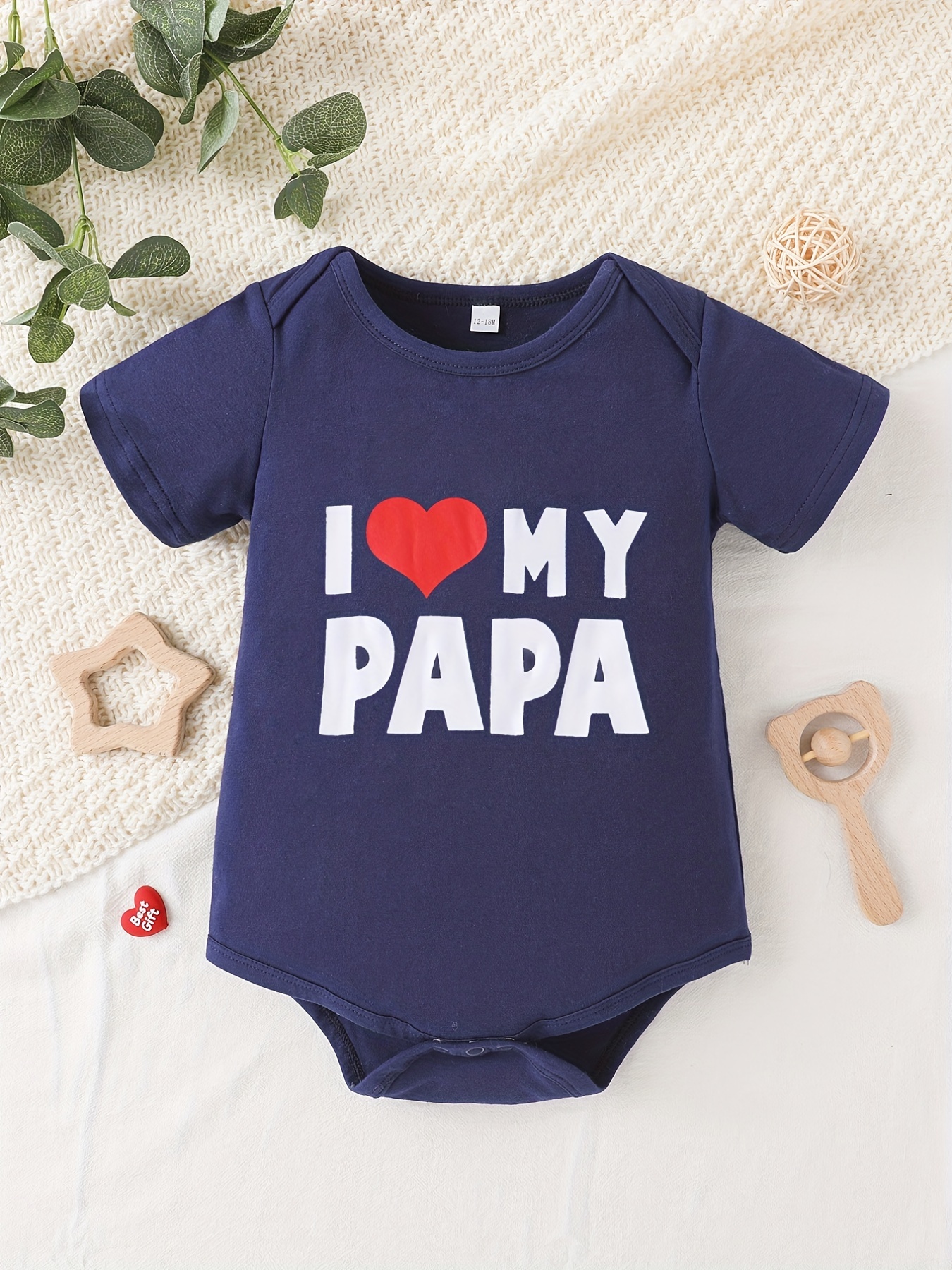 I love best sale daddy baby clothes