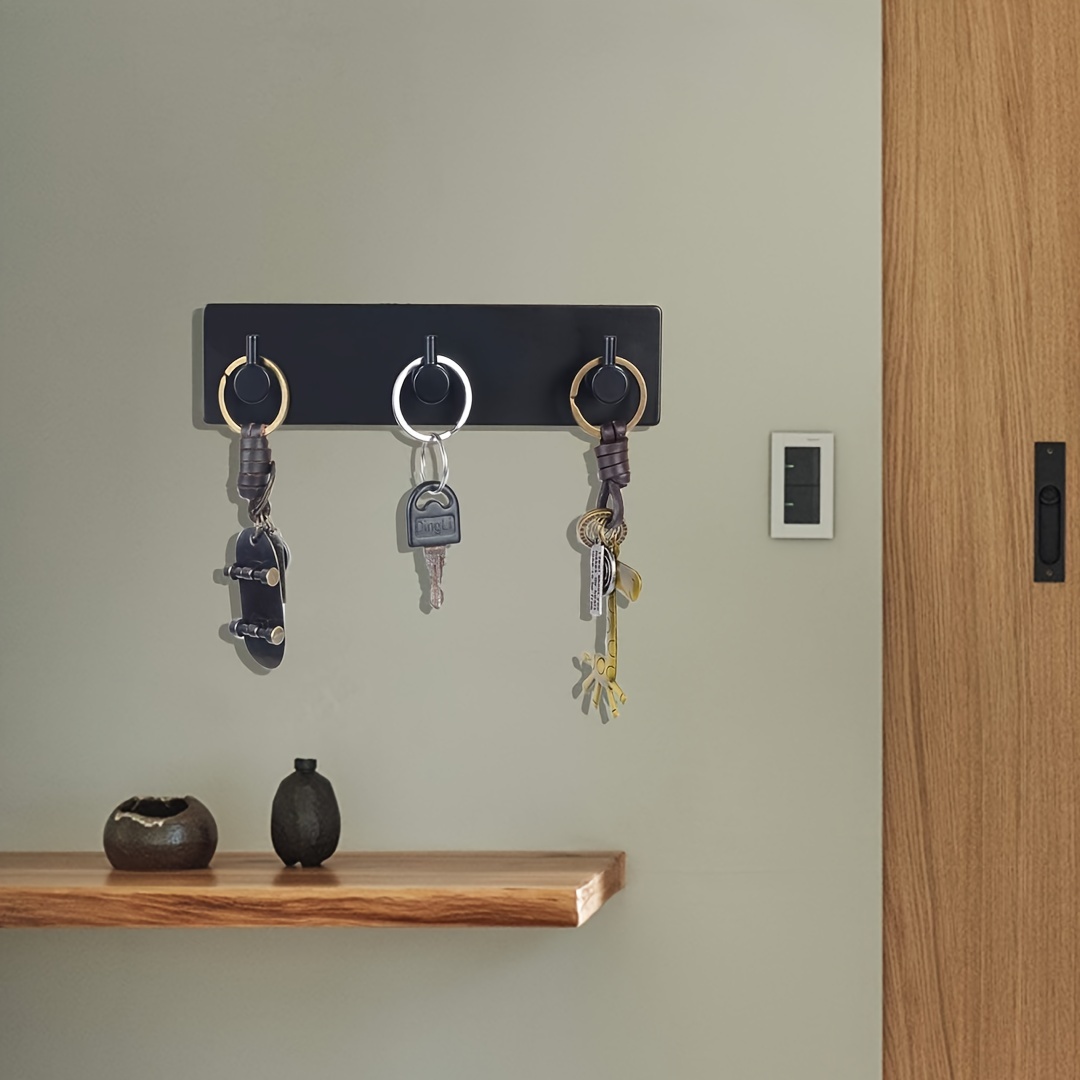 Wall Hooks Decorative Adhesive Heavy Duty Self No Damage Key Hook for  Kitchen, Bathroom, Bags, - White