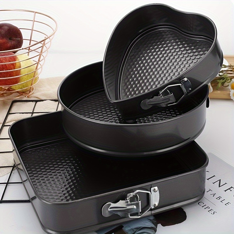  WINCO Springform Pan with Detachable Bottom, 12-Inch,  Aluminized Steel,Black: Springform Cake Pans: Home & Kitchen