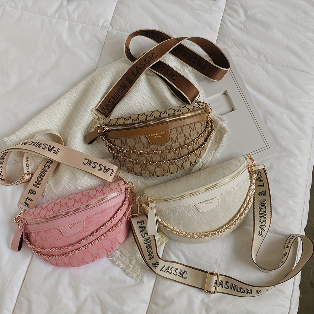 Fashion Chain Waist Bags Female Waist Pack Ladies Strap Crossbody