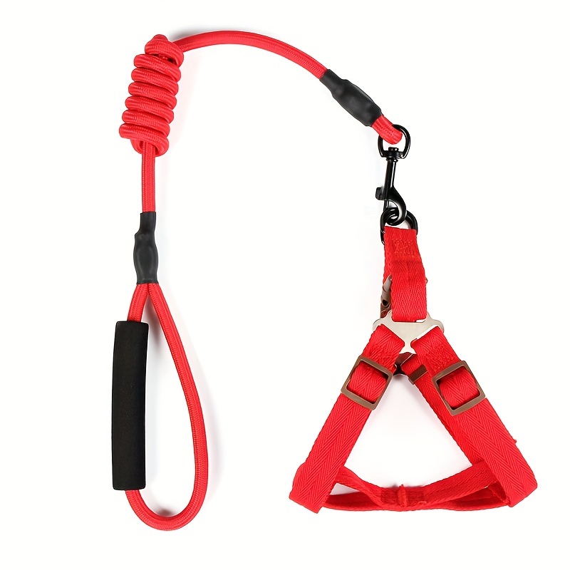 TEMU Cat Harness Dog Walking Rope Dog Chain Dog Rope Dog Harness, Without Battery