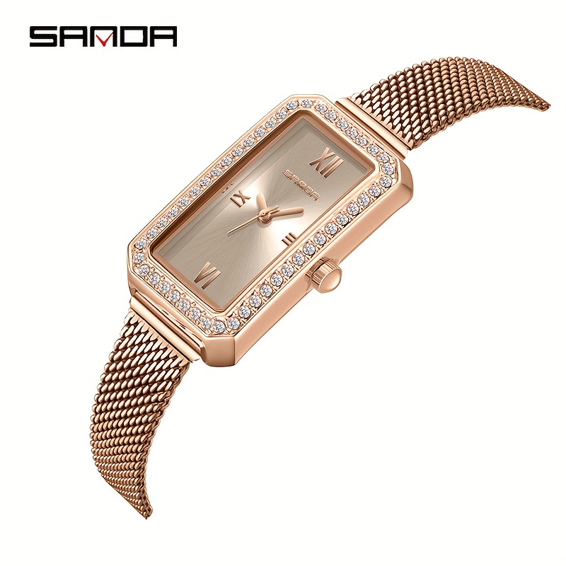 Rorios Damenuhr Mit Fransen-Armband - Retro Quarzuhr Mit Strasssteinen In 5 Farben