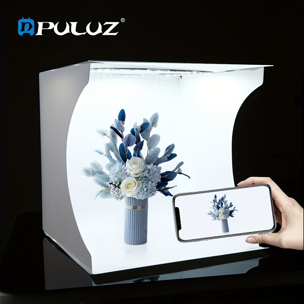 PULUZ Lightbox 80 60 40 30cm Photo Ring LED Light Studio Kits 6