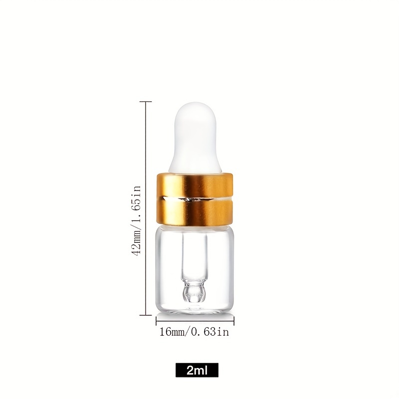 Mini Flacon Compte gouttes En Verre Transparent Avec Pipette - Temu Belgium