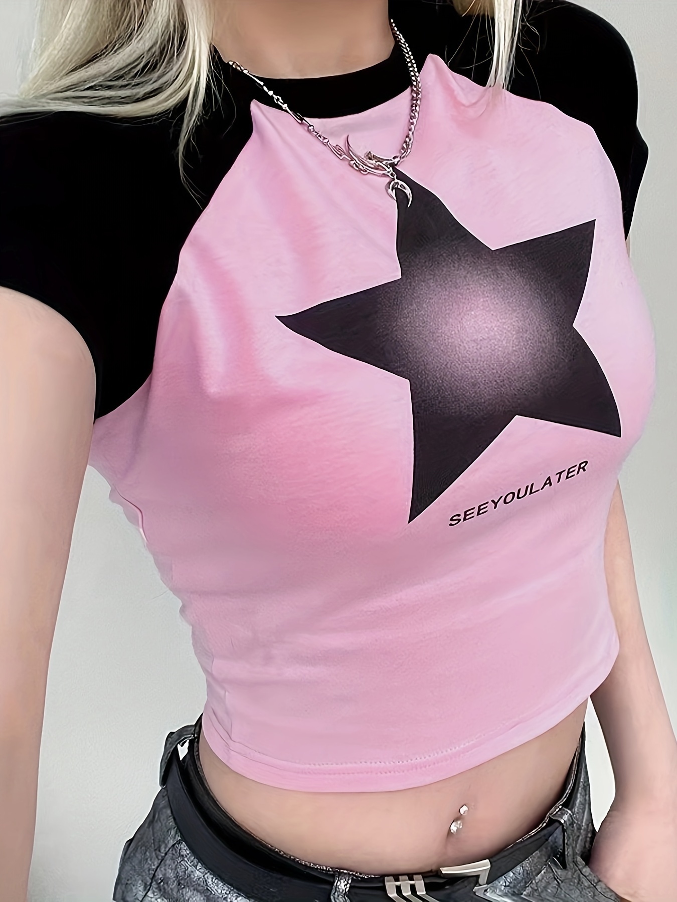Y2k pink star | Poster