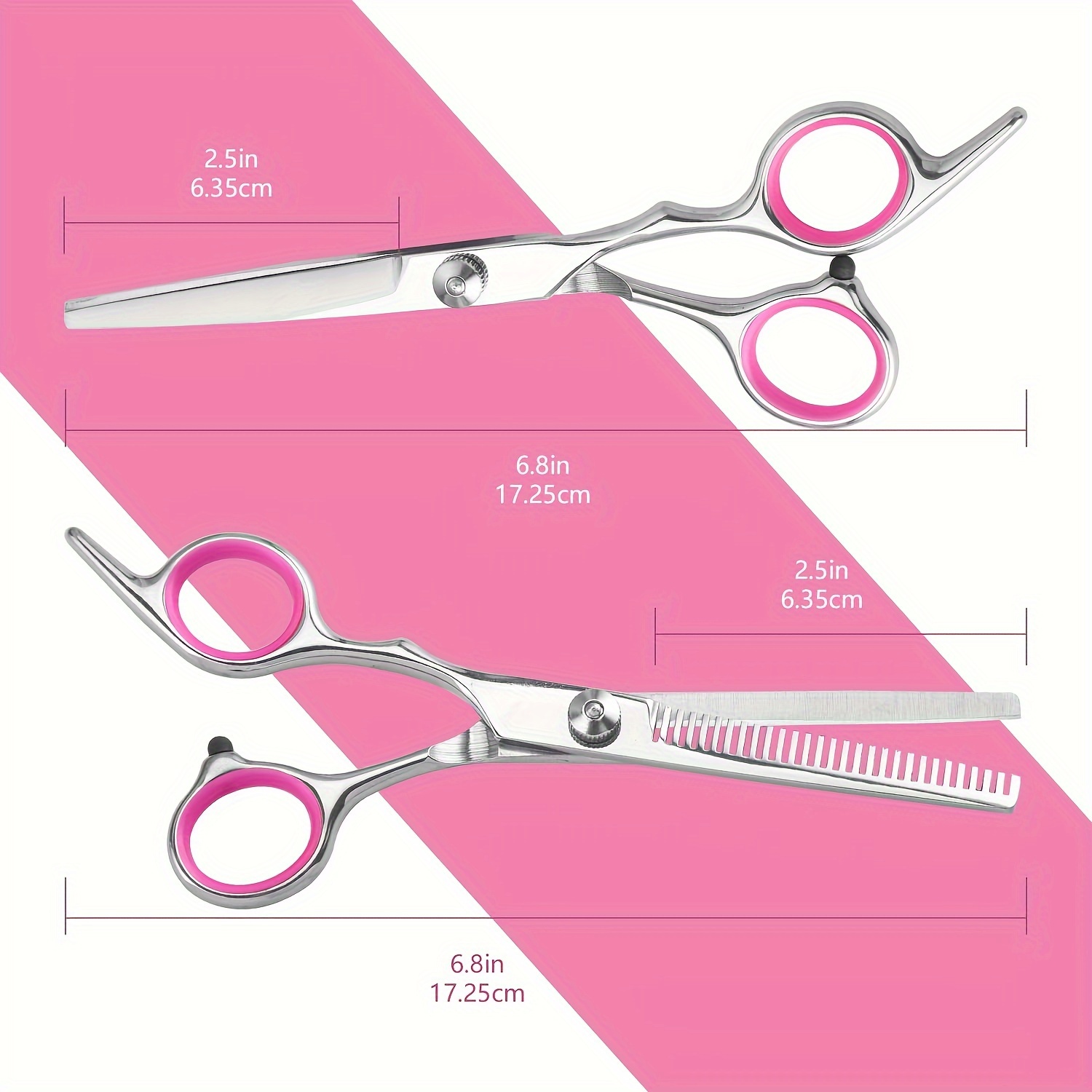 Fcysy - Juego de tijeras de corte de pelo, tijeras de peluquería  profesionales con tijeras para el cabello, tijeras para cortar, cortar,  cortar