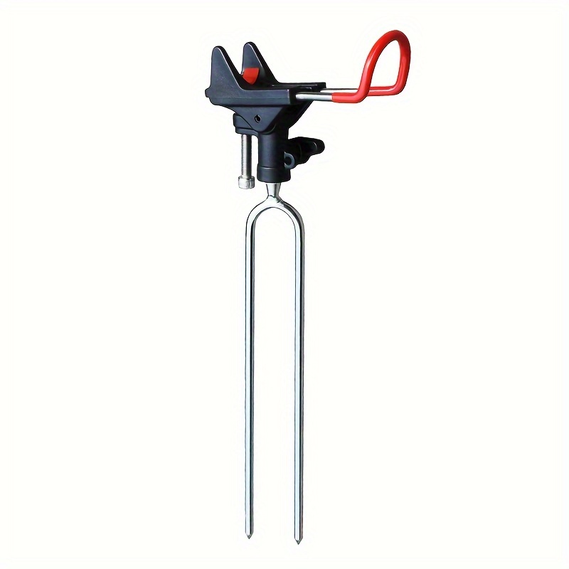 1pc Lightweight Ground Inserted Fishing Rod Stand, Universal Fishing Pole  Rack
