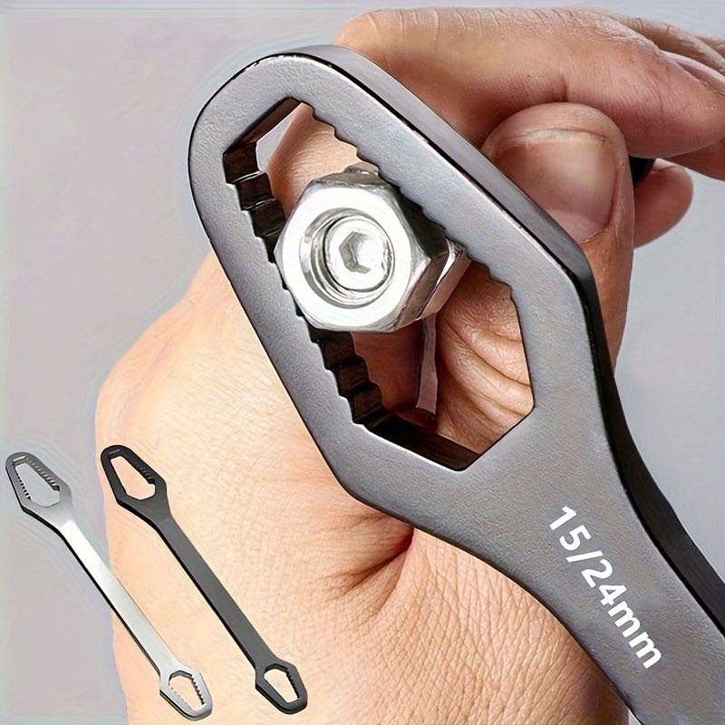 Universal Double Ended Wrench Self tightening Screw Nuts - Temu Canada