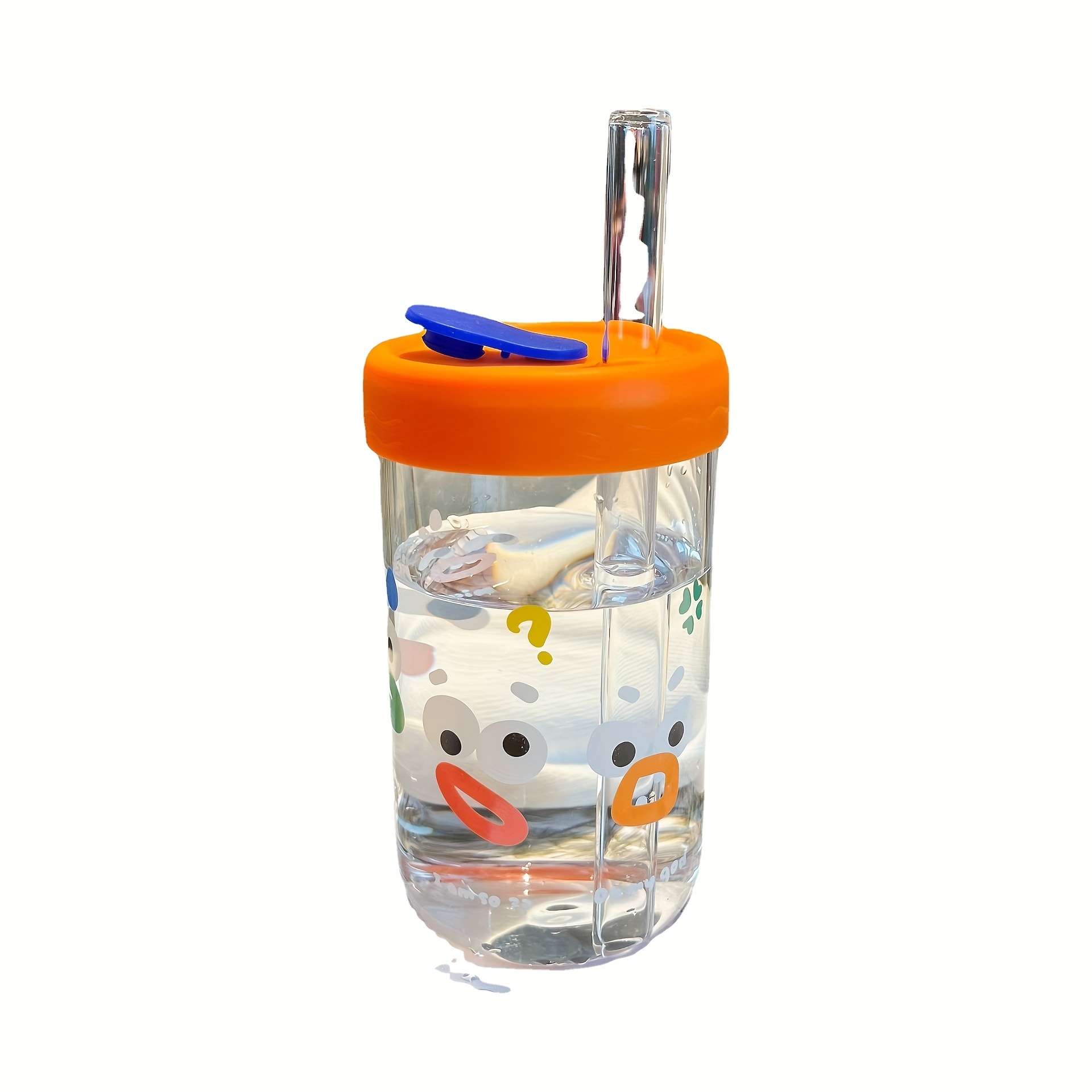 1pc Cartoon Frog Design Water Bottle