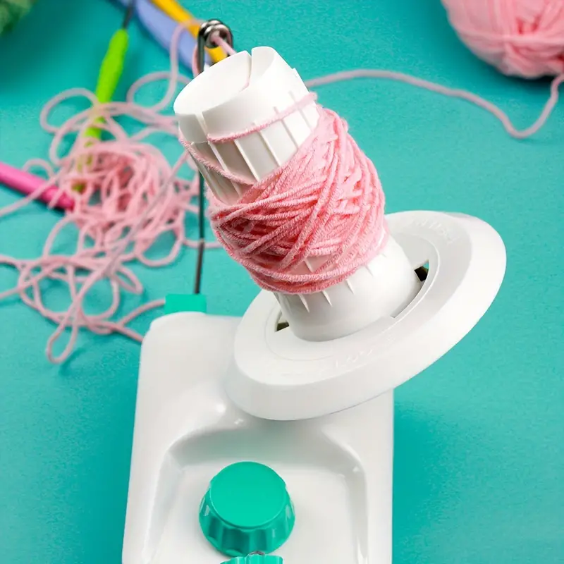 DIY Crafting Manual Operations Hand Cranking Wool Yarn Winding Machine Red