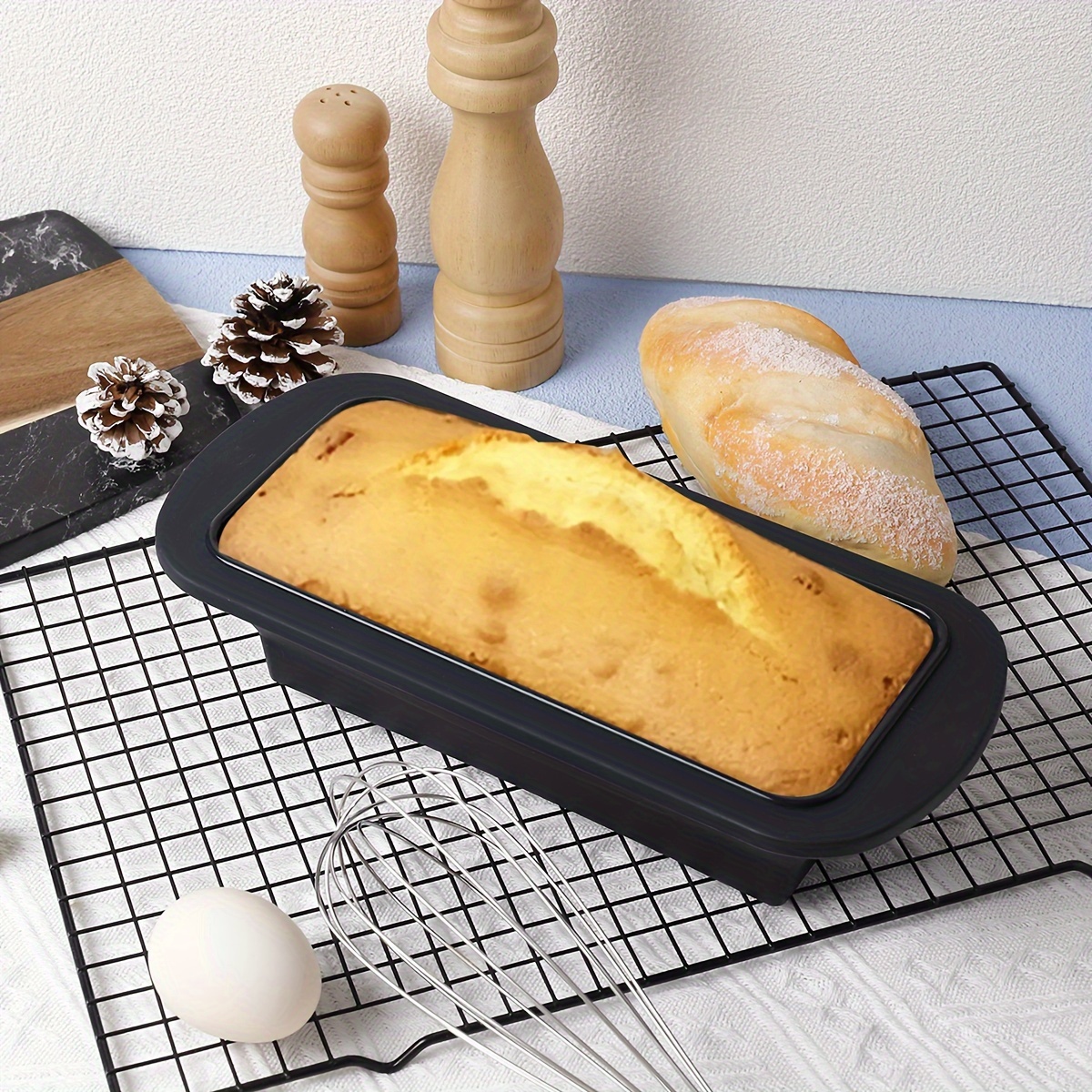Silicone Loaf Pans Bread Cake Pans Rectangular Silicone Baking