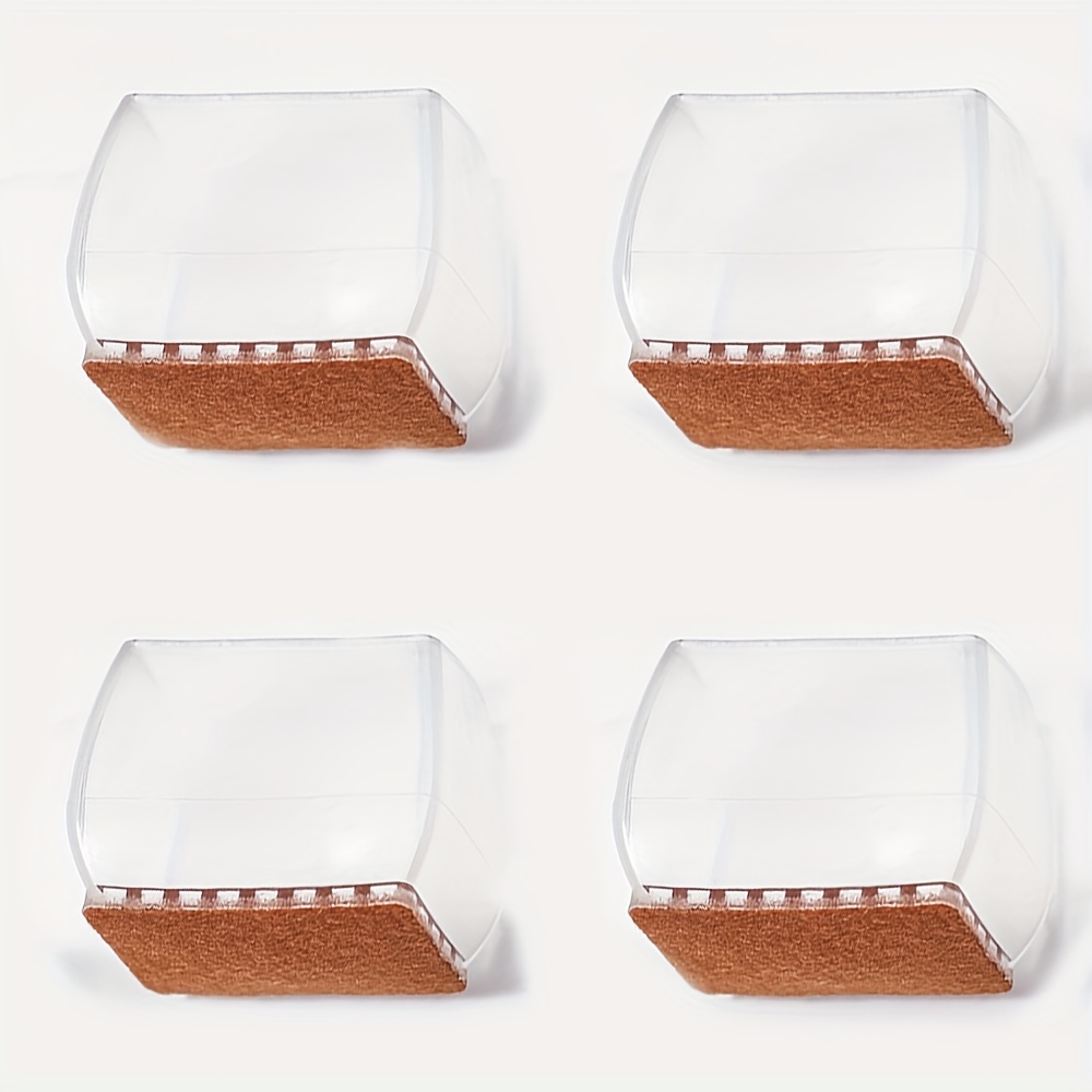 Protector Patas Sillas, almohadillas redondas, de silicona transparente,  con fieltro antiruido, para sillas, mesas, taburetes, muebles, tablas de  planchar 40 unidades (12-16 mm) : : Bricolaje y herramientas