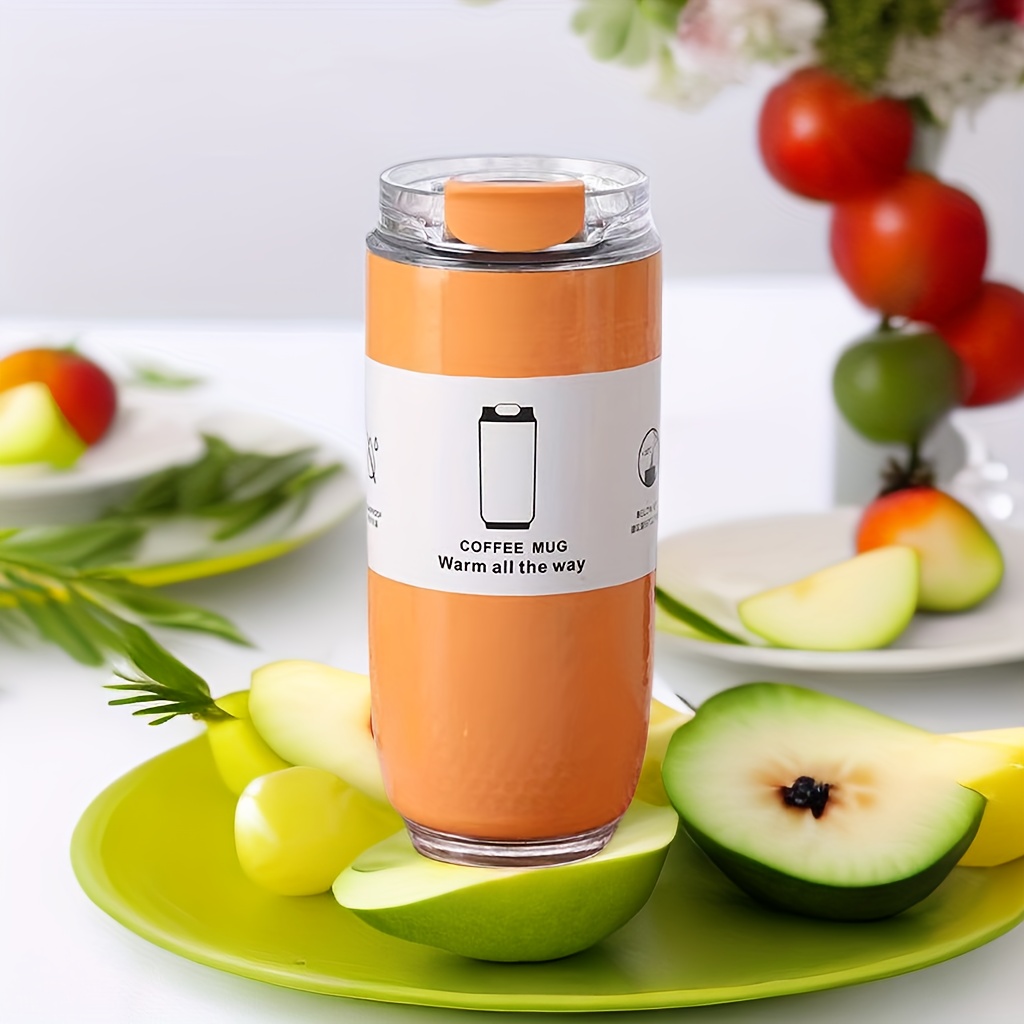 320ml Stainless Steel Coffee Cup Double Layer Insulated Water Bottle