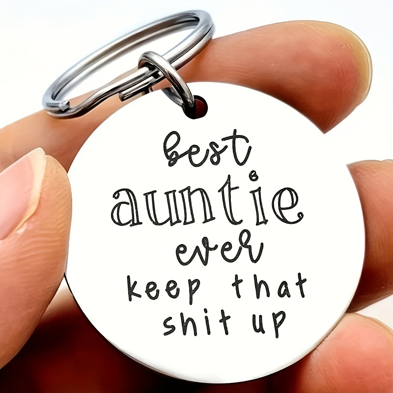 Auntie Gift Auntie To Be Keychain New Aunt Gift For Friends - Temu