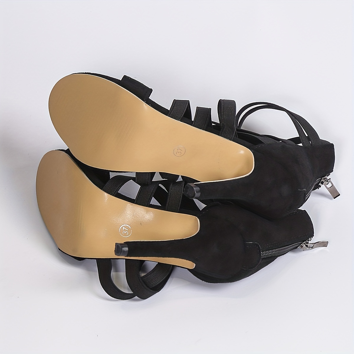 Cross Strap Open Toe Stiletto High Heel Sandals