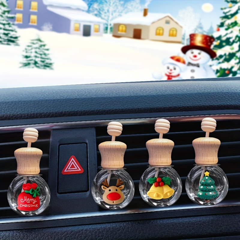 Cartoon Weihnachten Auto Outlet Parfüm Flasche Leere Flasche Glas