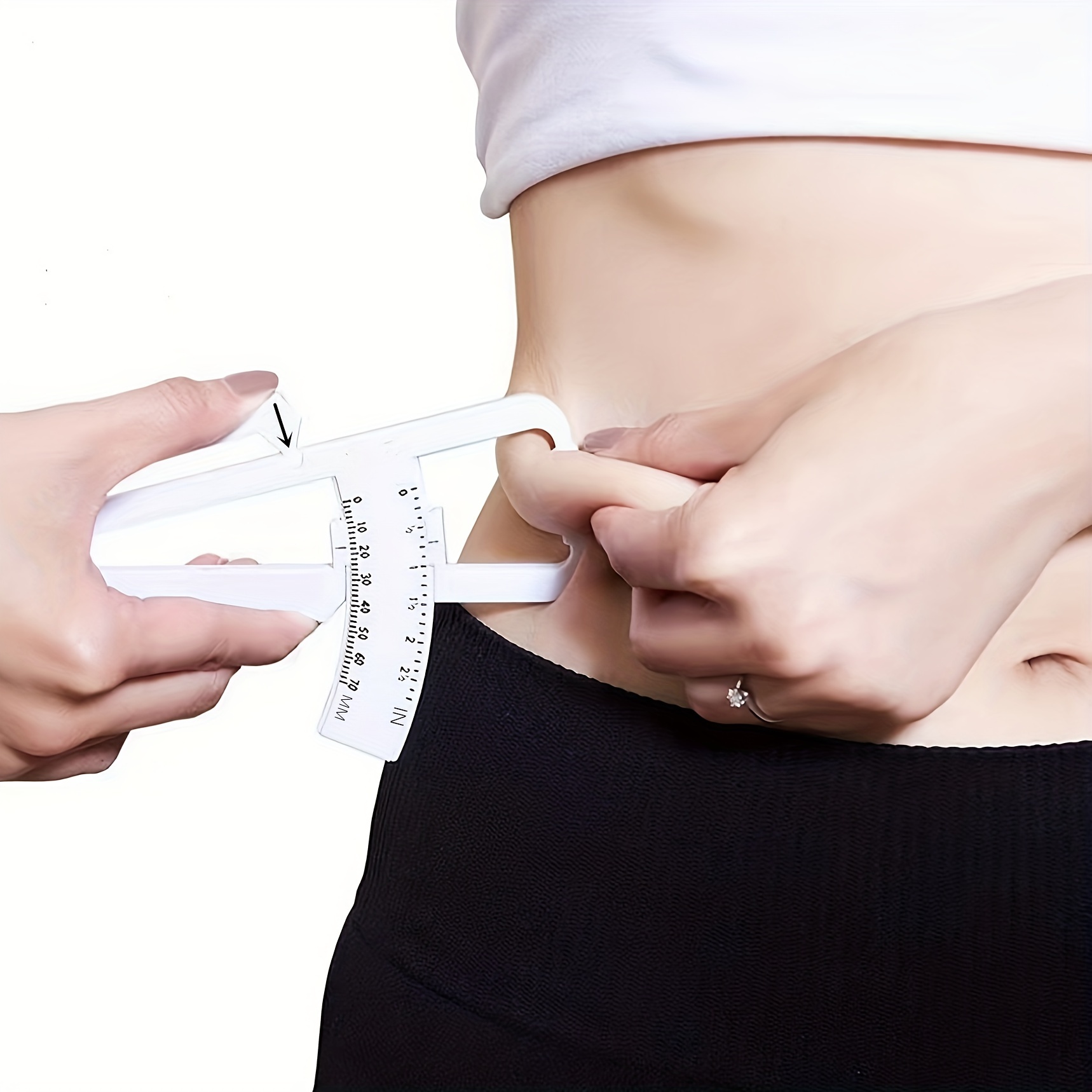 Body Fat Caliper Fat Measure Clipper Combo with Body Fat