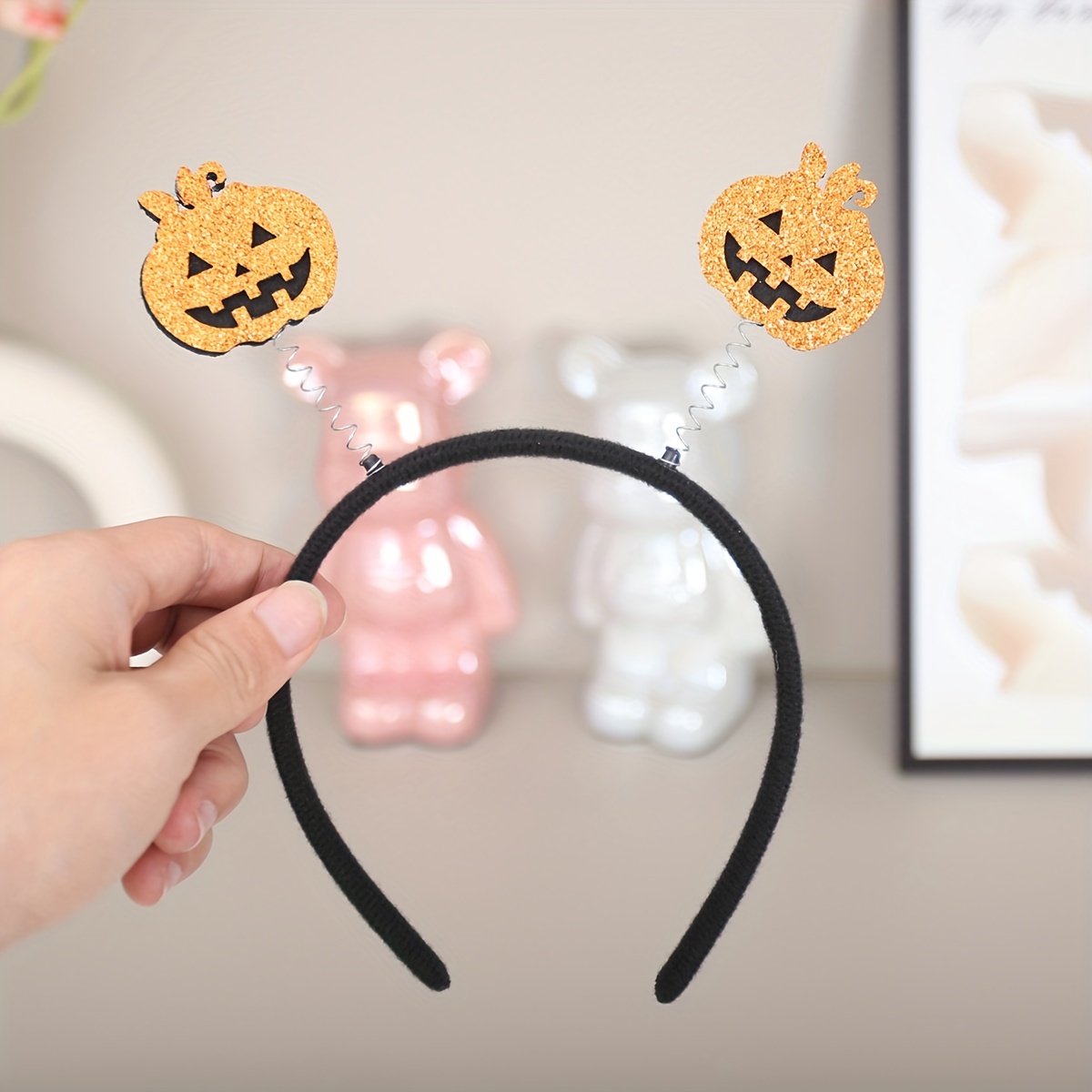 Halloween Witch Hat Skull Ghost Hair Hoop Hair Accessories Temu