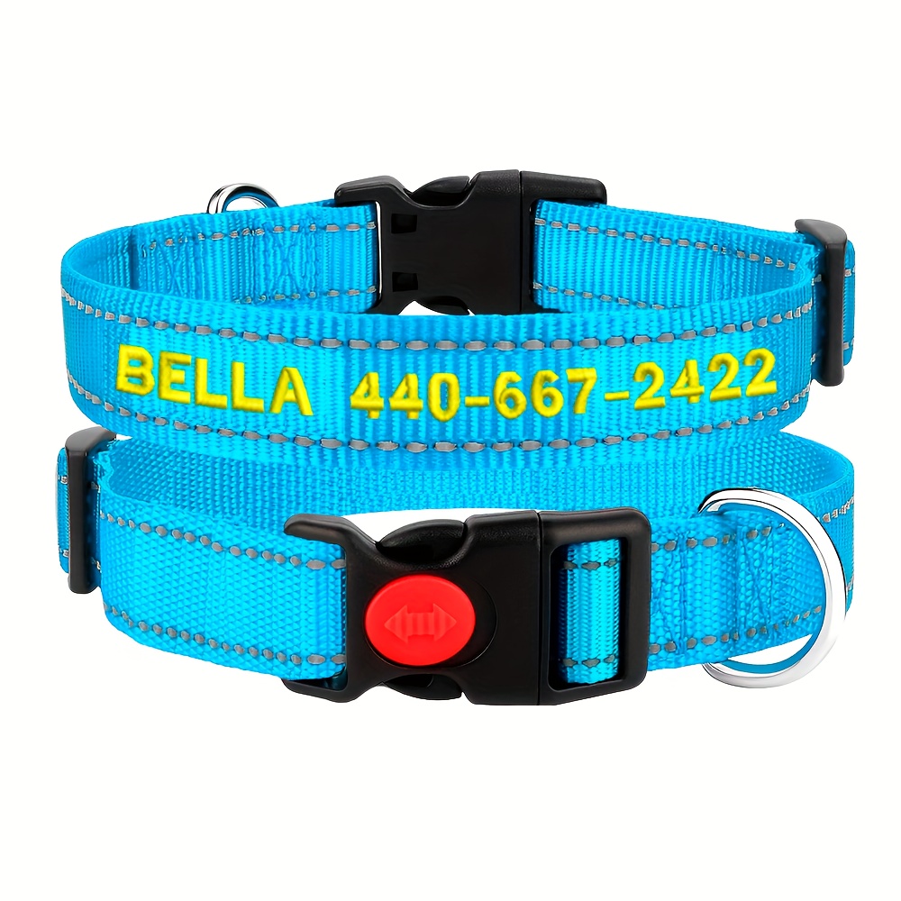 Embroidered store dog collars