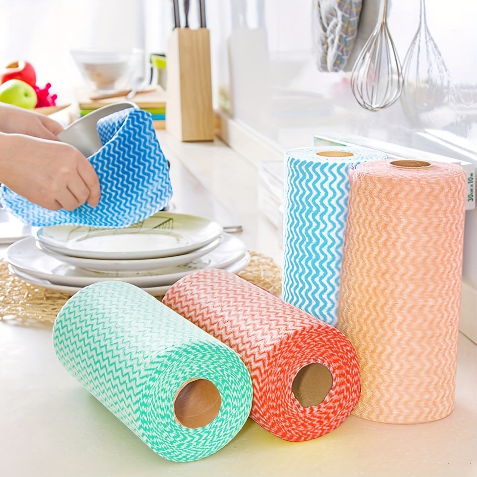 Dish Towel, Disposable Cleaning Towels, Reusable Cleaning Cloth, Handy  Cleaning Wipes, Washable Kitchen Paper Towels, Dish Rags, Kitchen Supplies  - Temu