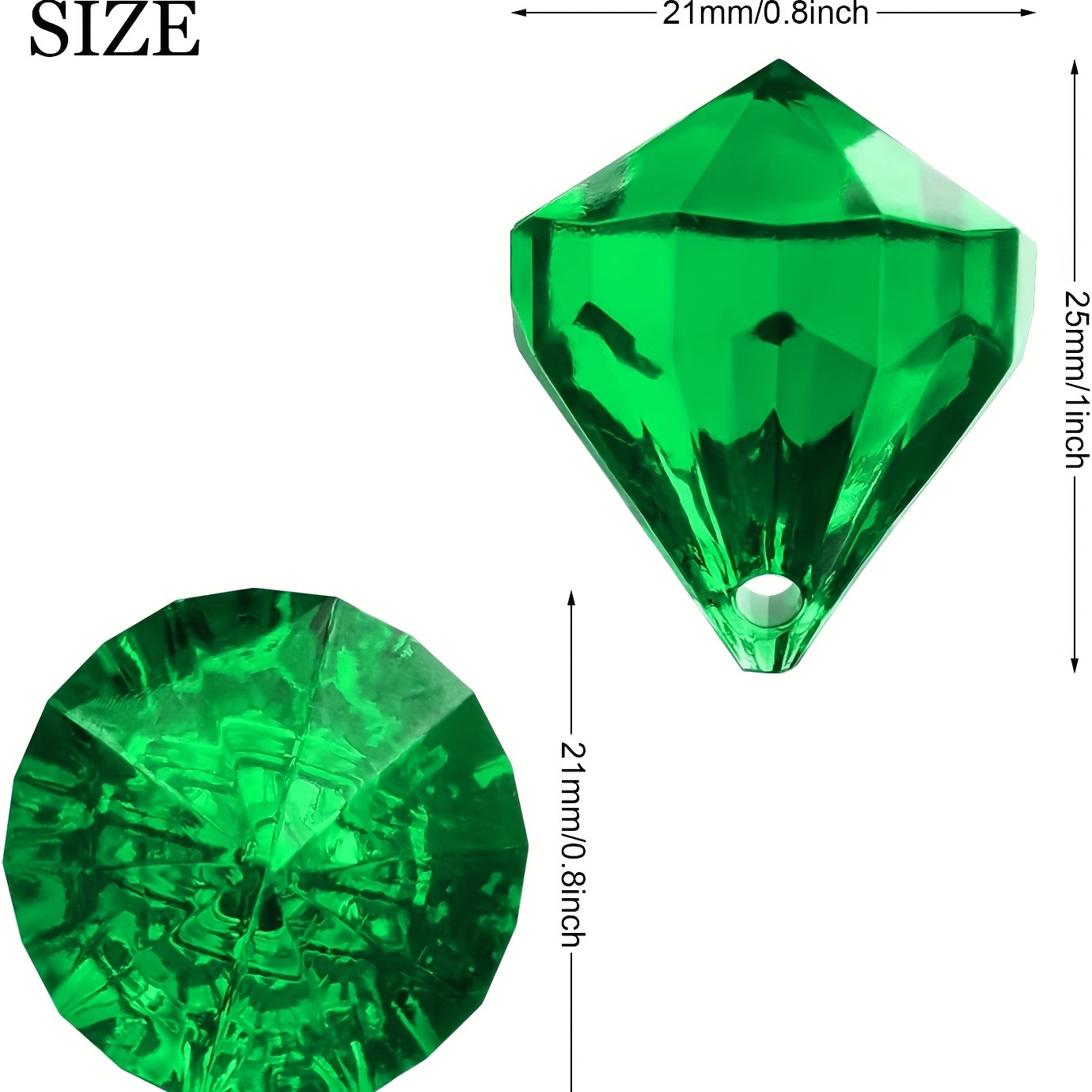 Acrylic Diamond Fake Gems Vase Filler Plastic Diamonds Large - Temu
