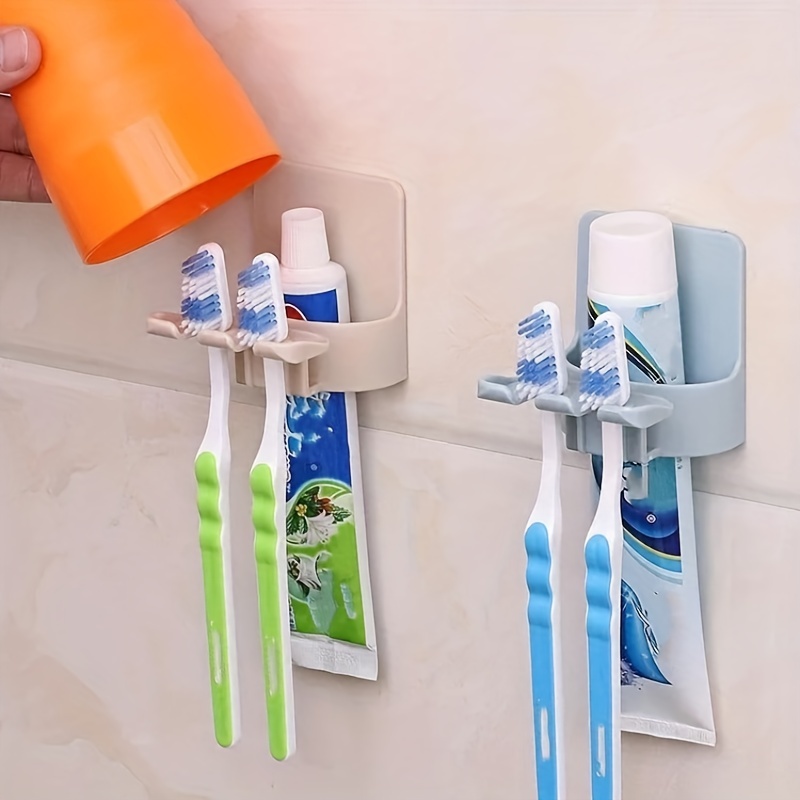Toothbrush Holder with Punch - Keep Toothbrush & Toothpaste