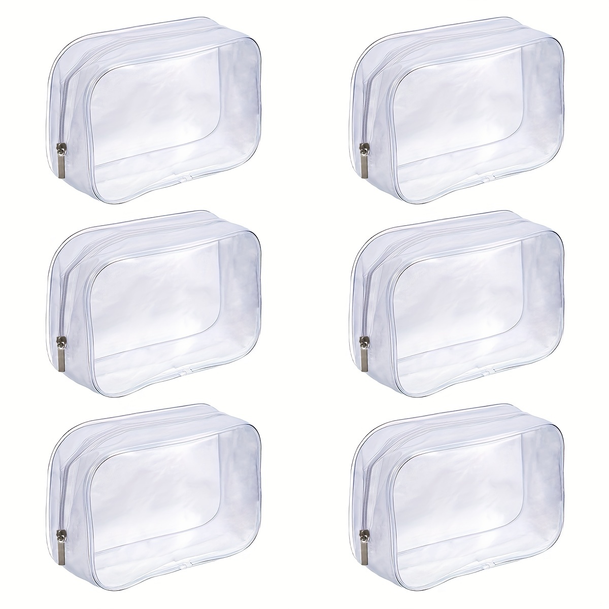 Clear Zipper Pouches Pvc Waterproof Pouch Multi Purpose - Temu