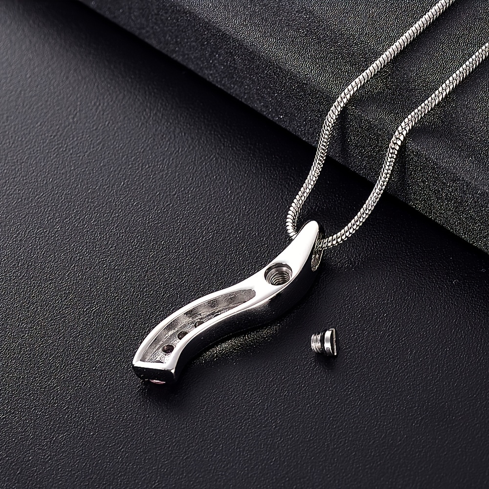 Razor Blade Personalized Necklace, Custom Necklace
