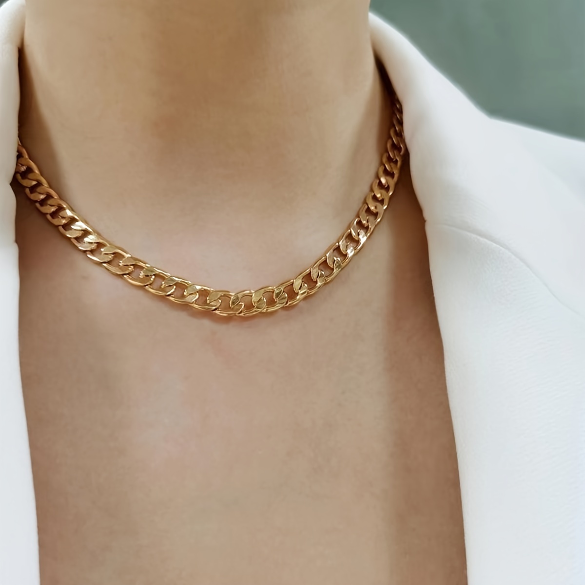 Hip Hop Fashion Luxury Golden NK Unisex Necklace