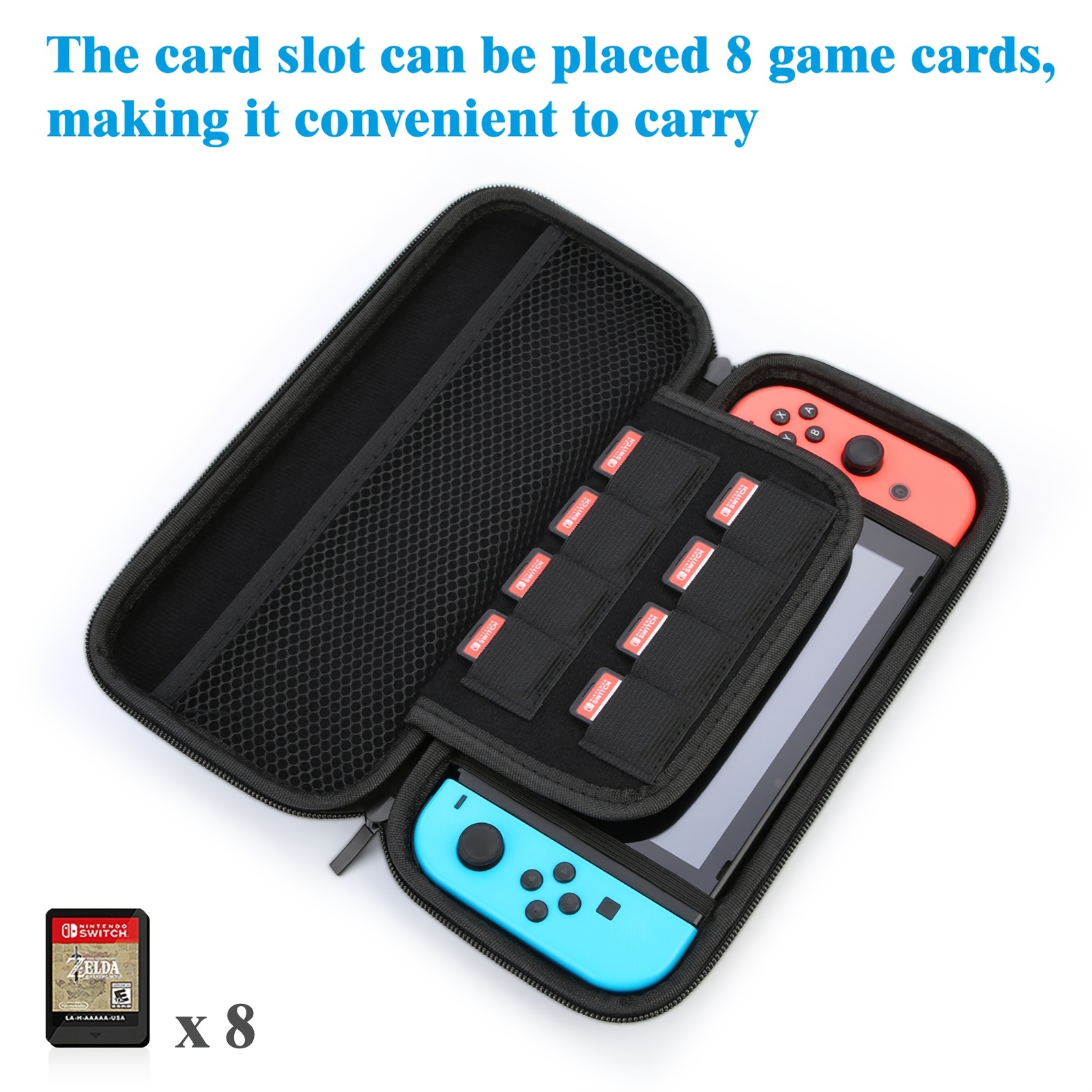 portabel waterproof hard storage bag for nintend switch switch oled case portable waterproof hard protective storage bag for nitend switch console game accessories waterproof and fall proof gift for birthday easter boy girlfriends details 7
