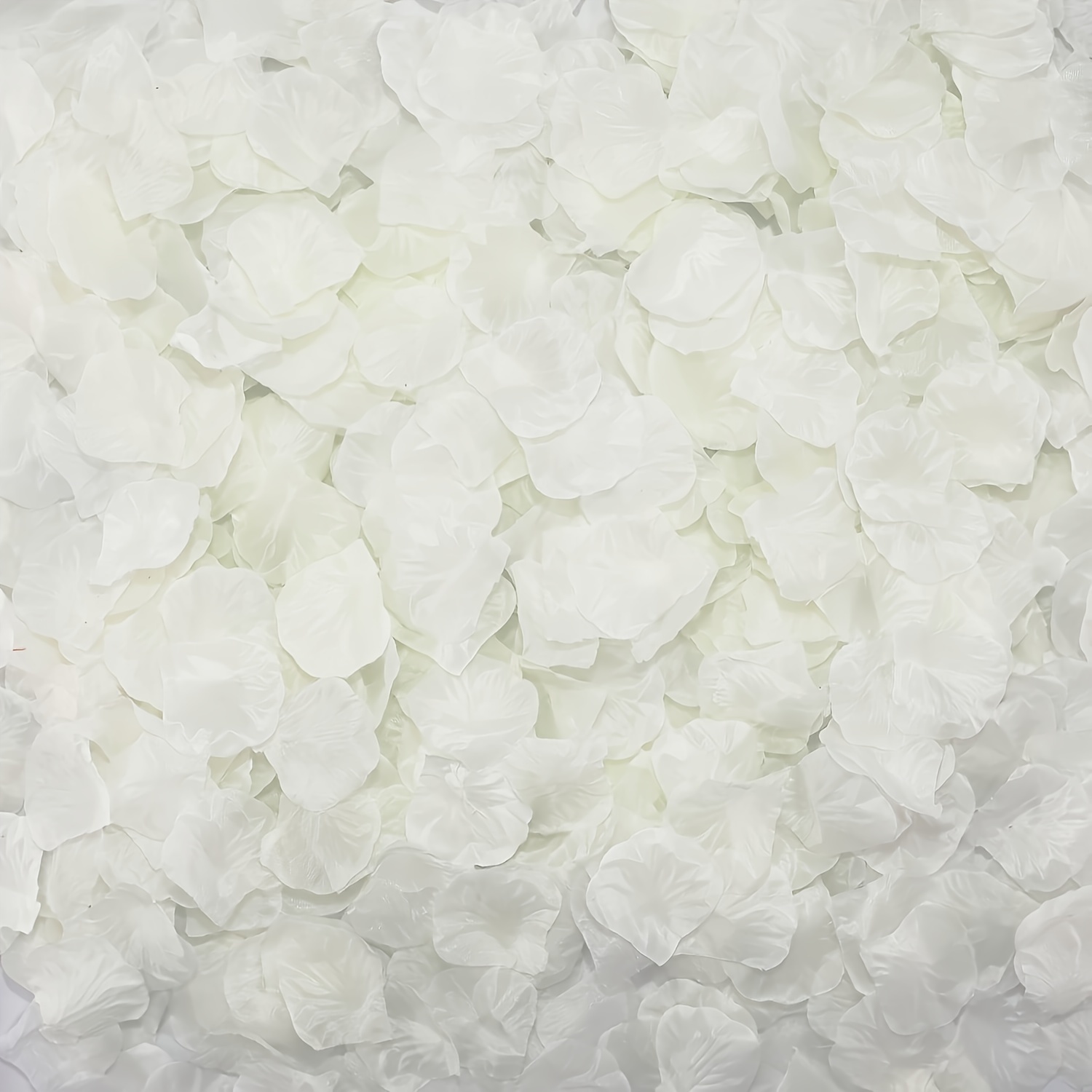 

1000pcs Of White Rose Petals Suitable For Romantic Night Wedding Party Decoration, Valentine's Day Wedding Proposal Decoration Petals, Fake Rose, Artificial Rose Petals Easter Gift