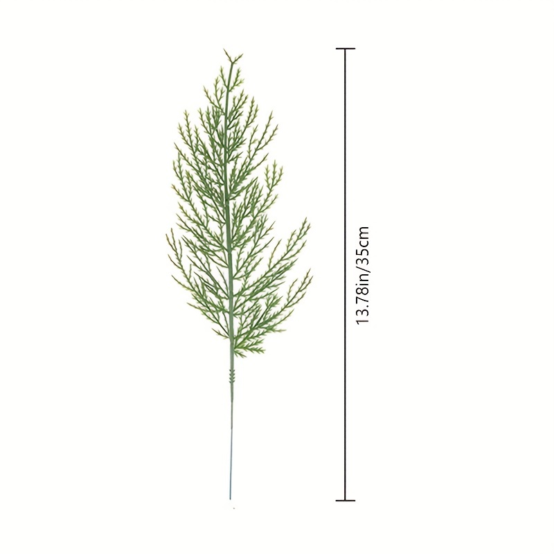 Bulk 40Pcs Christmas Faux Cedar Stems Artificial Pine Branches for Wre —  Artificialmerch