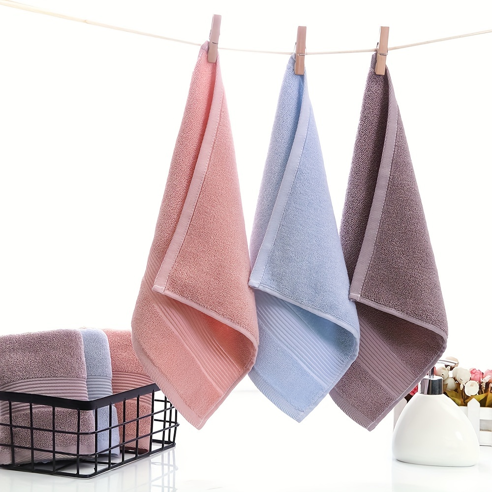 Soft Towels Set Cotton Premium Luxury Towels Set Quick - Temu