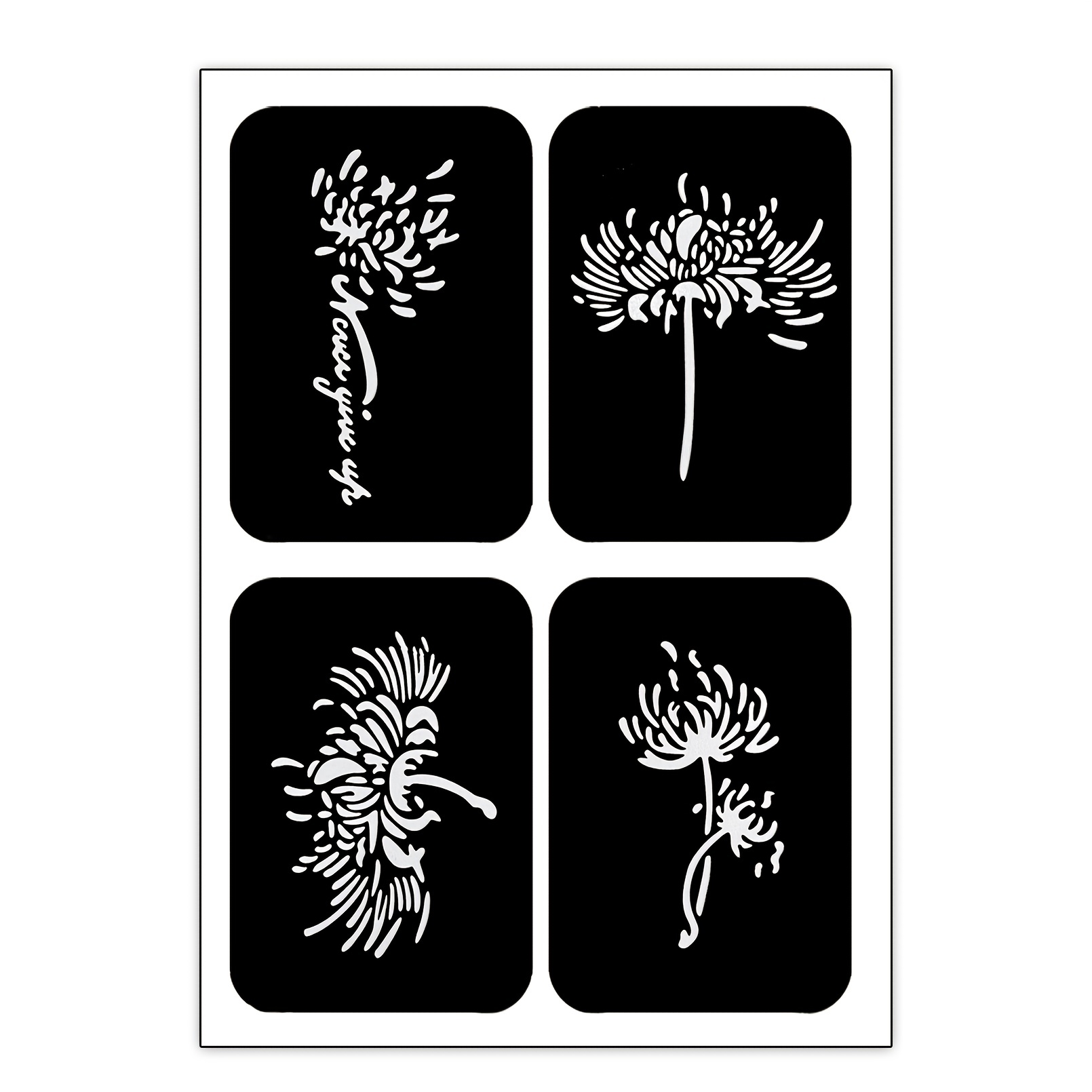 Tattoo Kit Tattoo Stencil, Reusable Temporary Tattoo Stencil, Airbrush  Tattoo Stencils Cool Stickers For Adults - Temu