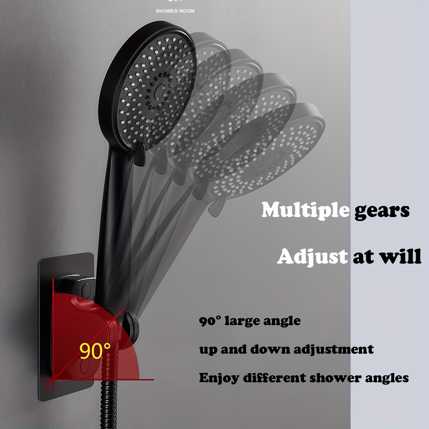 Multi functional Shower Bracket Wall mounted Shower Head - Temu