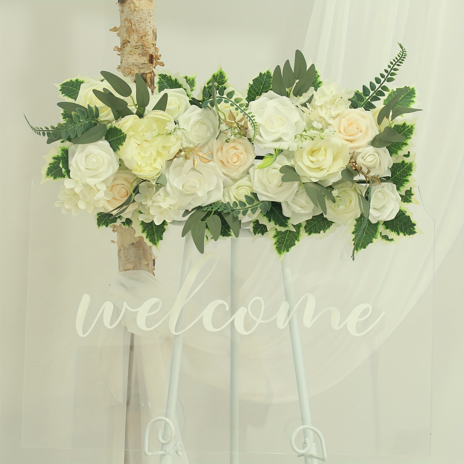 White Artificial Gardenia Flower Arrangements Perfect For - Temu