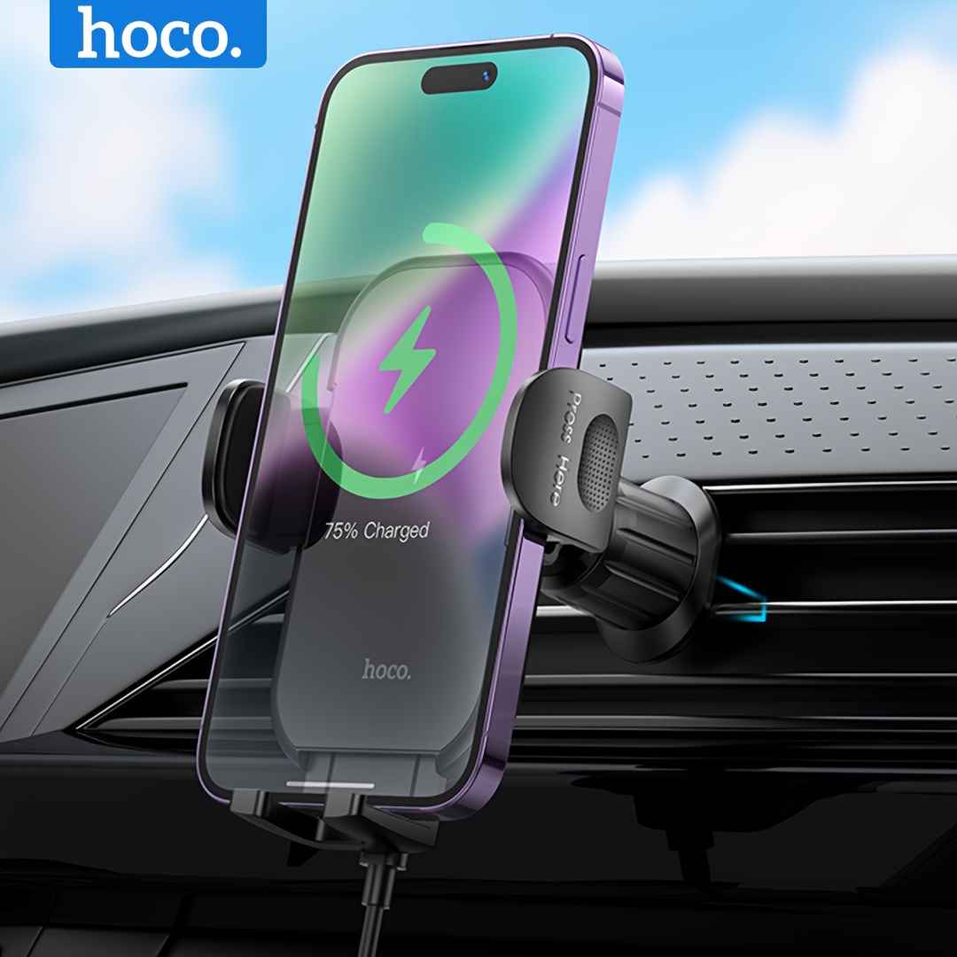 Hoco Grille d'aération Support téléphone voiture avec chargement