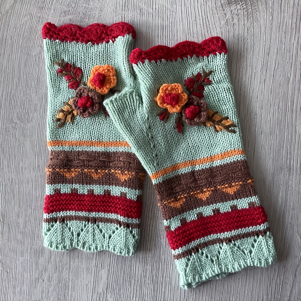 Arm Warmers Women, Warm Winter Wool Hand Knit Crochet hand warmers