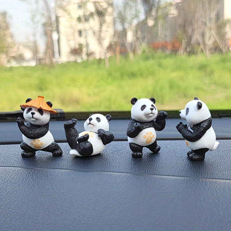 1pc Niedliches Styling Panda Design Solar Swing Auto Ornament, Home  Dekoration, Panda Puppe Solar Auto Armaturenbrett Dekoration, Auto  Dekoration