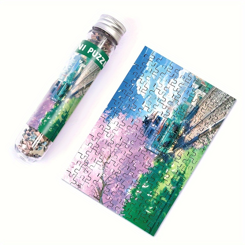 Christmas Style Mini Test Tube Puzzle Oil Painting Jigsaw - Temu
