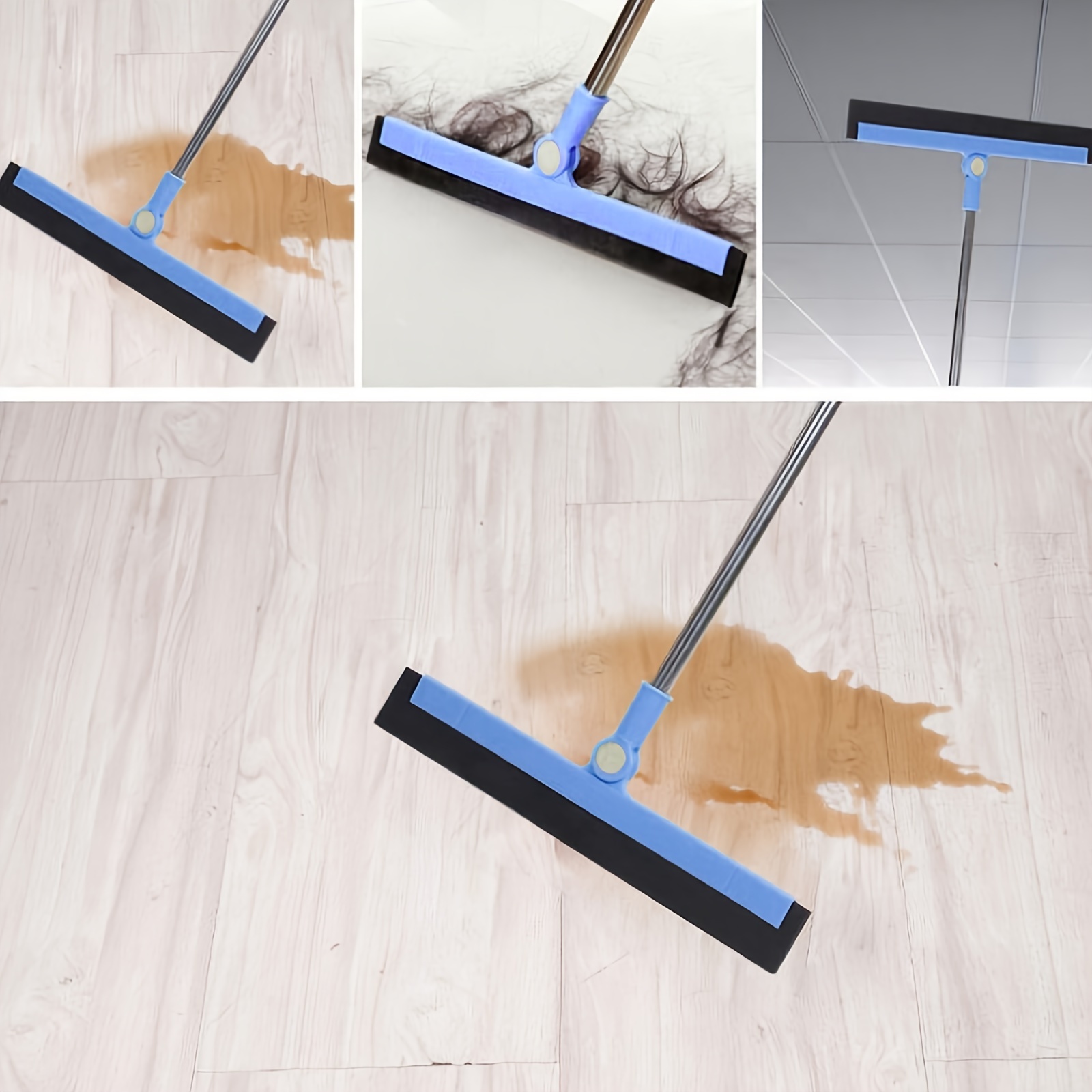 Magic Broom Floor Scraping Broom Bathroom Floor Scraper - Temu