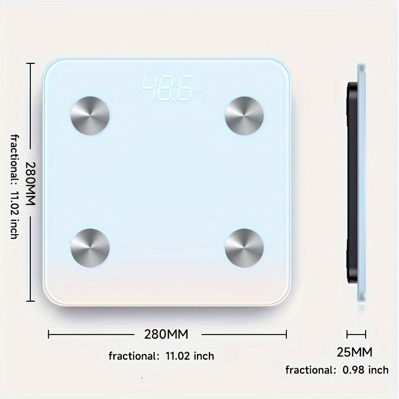 Accuway Smart Body Fat Scale Weight Scale High - Temu