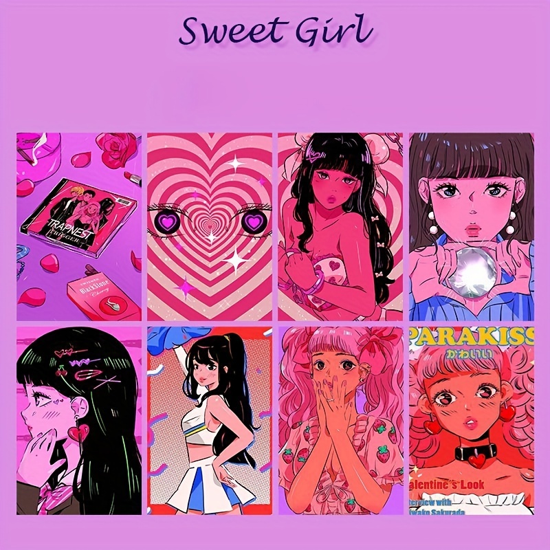 Beautiful Dusk Postcard Collage Set Teen Girls Room - Temu